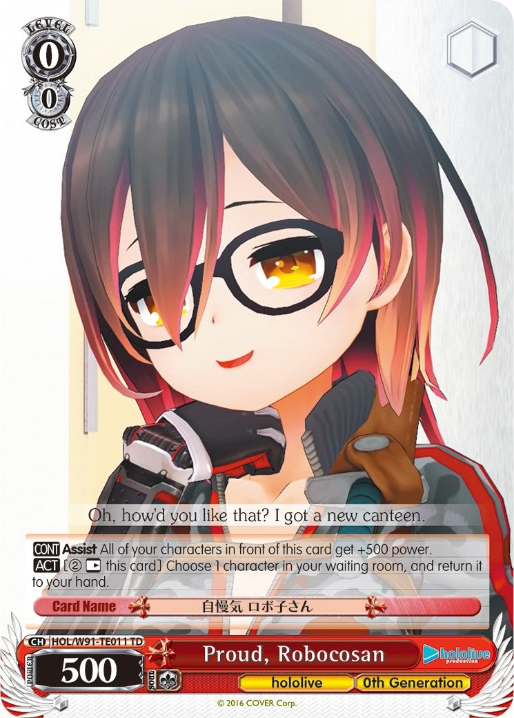 Proud Robocosan (91011) [HOL/W91] - Weiss Schwarz Single