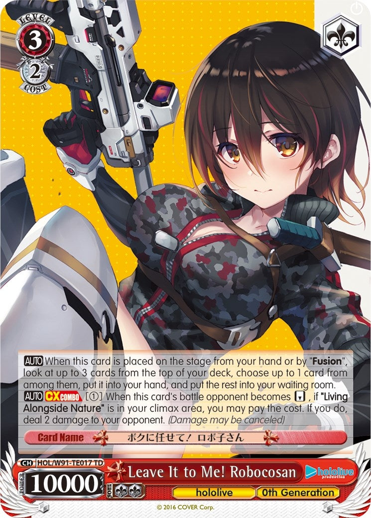 Leave It to Me! Robocosan (91017) [HOL/W91] - Weiss Schwarz Single