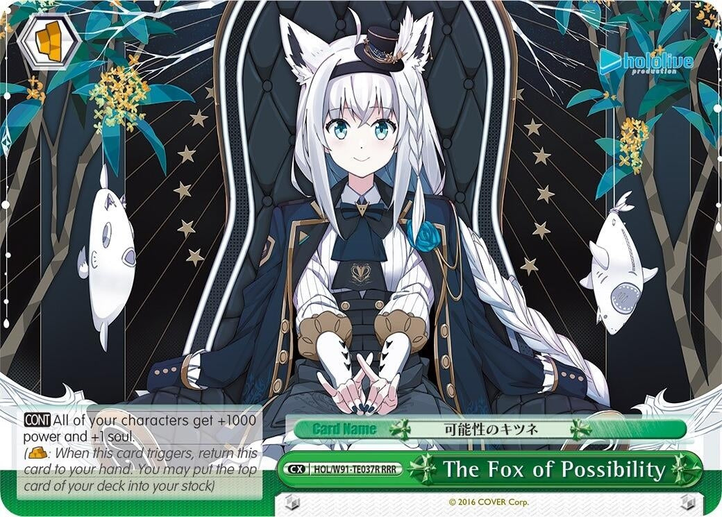 The Fox of Possibility (RRR) (91037) [HOL/W91] - Weiss Schwarz Single