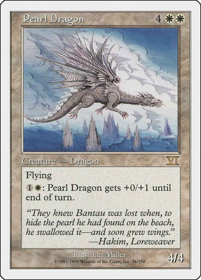 Pearl Dragon (34) [6ED] - MTG Single