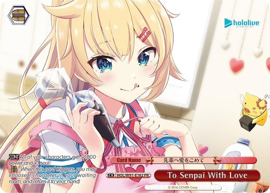 To Senpai With Love (PR) (91162) [HOL/W91] - Weiss Schwarz Single