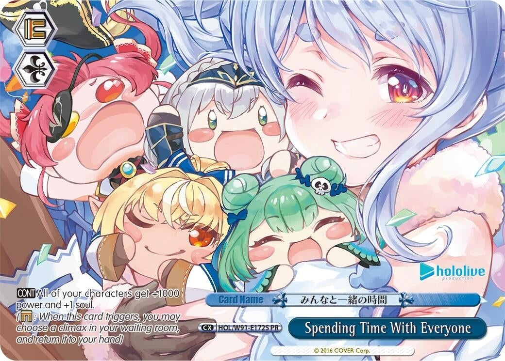 Spending Time With Everyone (PR Foil) (91172) [HOL/W91] - Weiss Schwarz Single