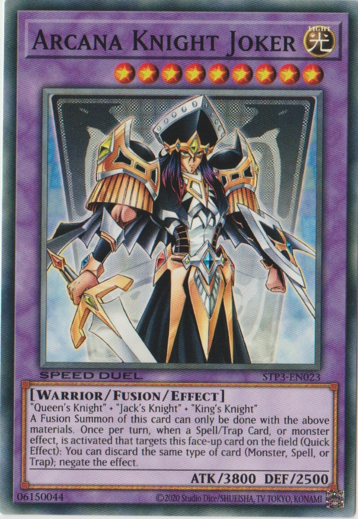 Arcana Knight Joker (3023) (STP3) - YuGiOh Single