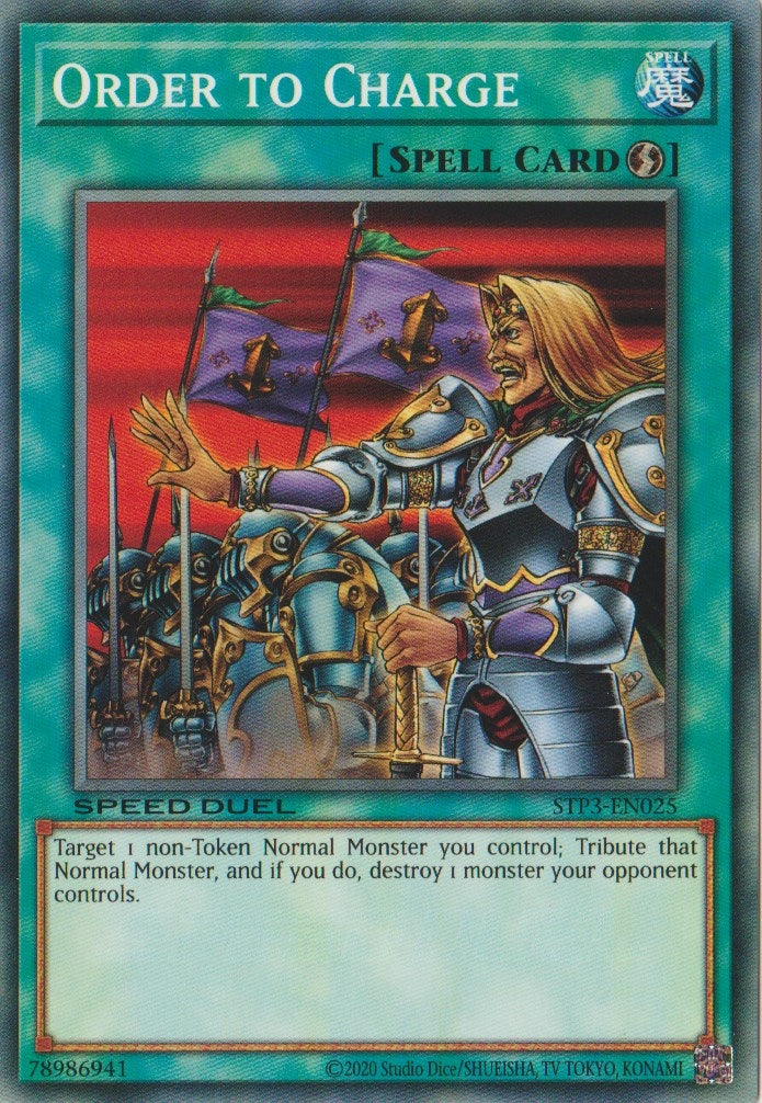 Order to Charge (3025) (STP3) - YuGiOh Single