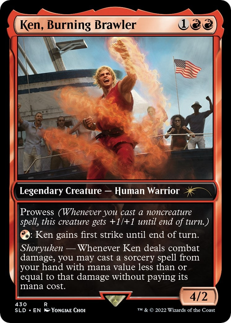 Ken Burning Brawler (430) [SLD] - MTG Single