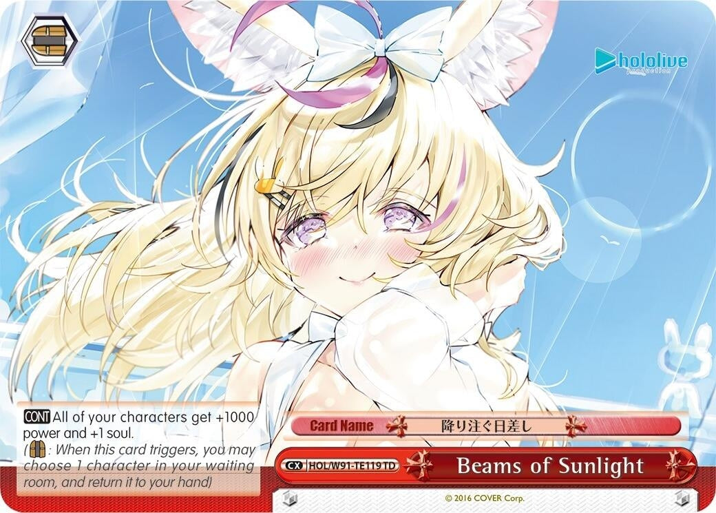 Beams of Sunlight (91119) [HOL/W91] - Weiss Schwarz Single
