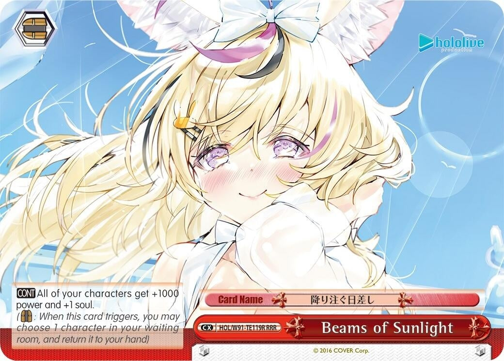 Beams of Sunlight (RRR) (91119) [HOL/W91] - Weiss Schwarz Single