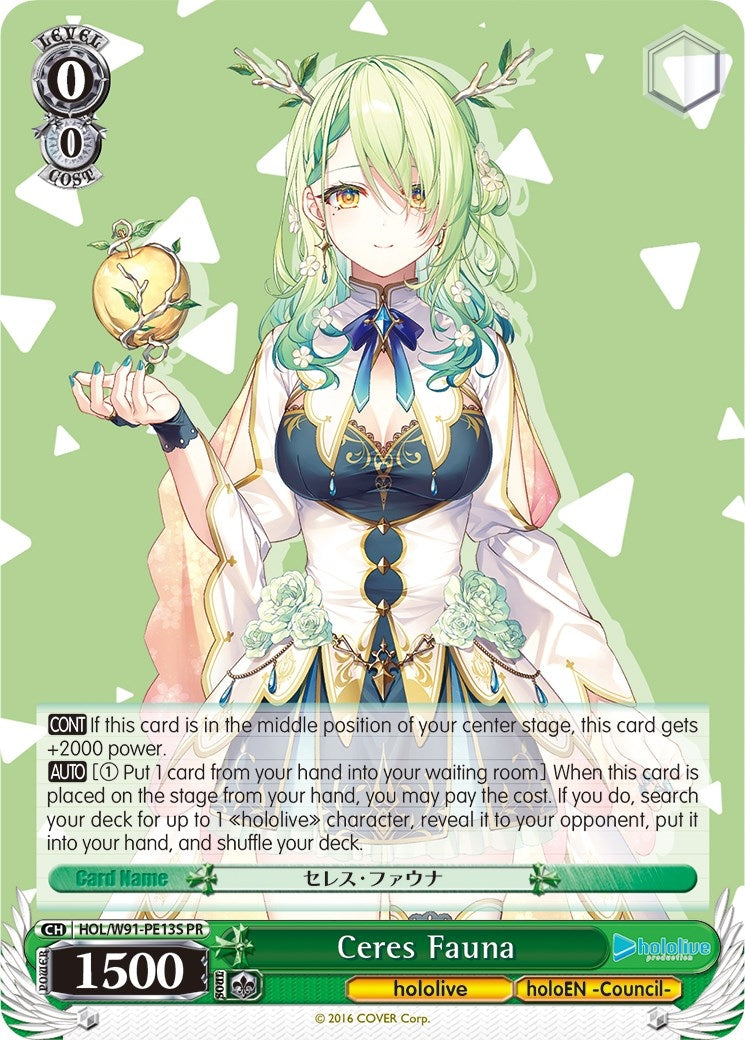 Ceres Fauna (Foil) (9113) [HOL/W91] - Weiss Schwarz Single