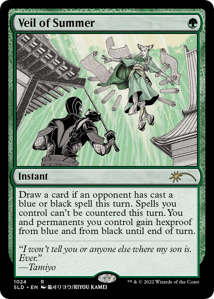 Veil of Summer (1024) [SLD] - MTG Single