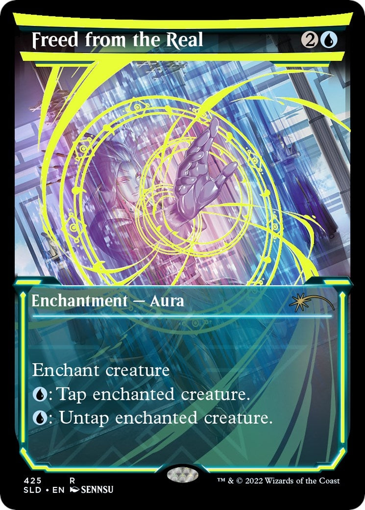 Freed from the Real (Neon Yellow) (425) [SLD] - MTG Single