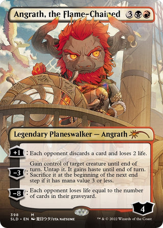 Angrath the Flame-Chained (Borderless) (398) [SLD] - MTG Single
