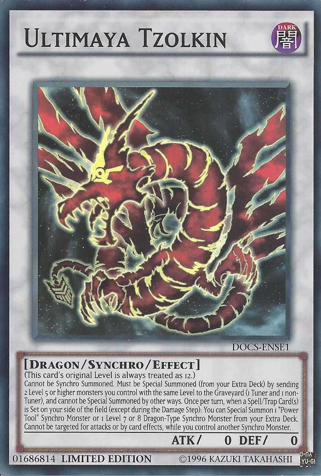 Ultimaya Tzolkin (1) (DOCS) - YuGiOh Single