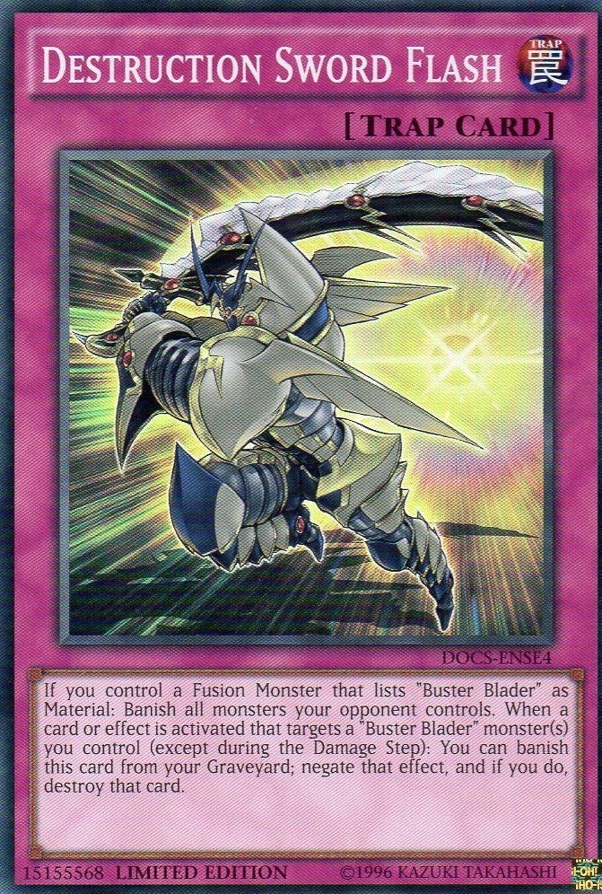 Destruction Sword Flash (4) (DOCS) - YuGiOh Single