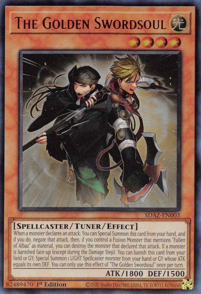 The Golden Swordsoul (3) (SDAZ) - YuGiOh Single