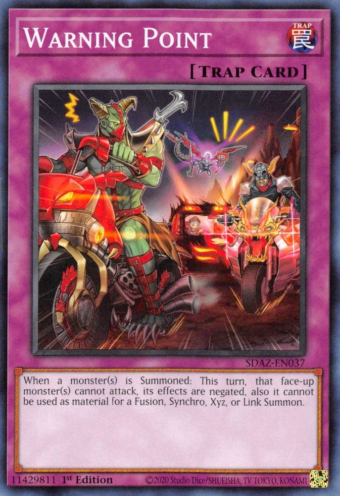 Warning Point (37) (SDAZ) - YuGiOh Single