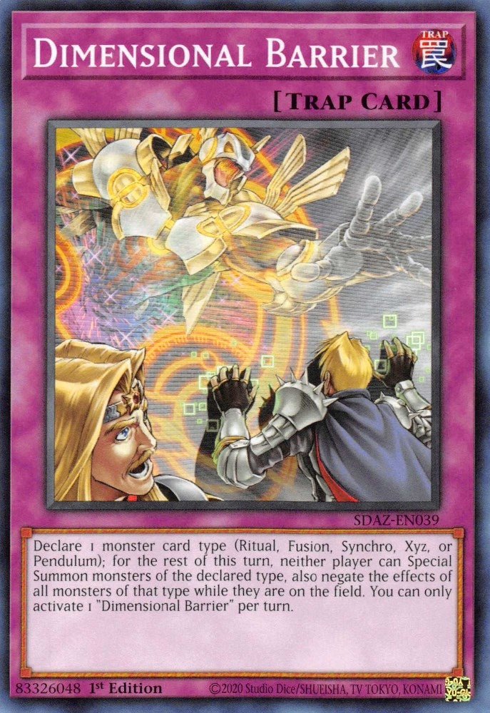 Dimensional Barrier (39) (SDAZ) - YuGiOh Single