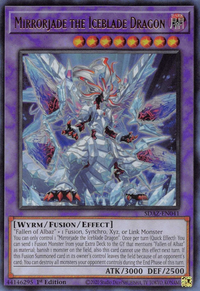 Mirrorjade the Iceblade Dragon (41) (SDAZ) - YuGiOh Single