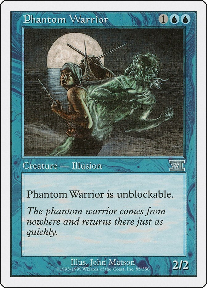 Phantom Warrior (85) [6ED] - MTG Single