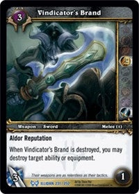 Vindicator’s Brand - WoW Single