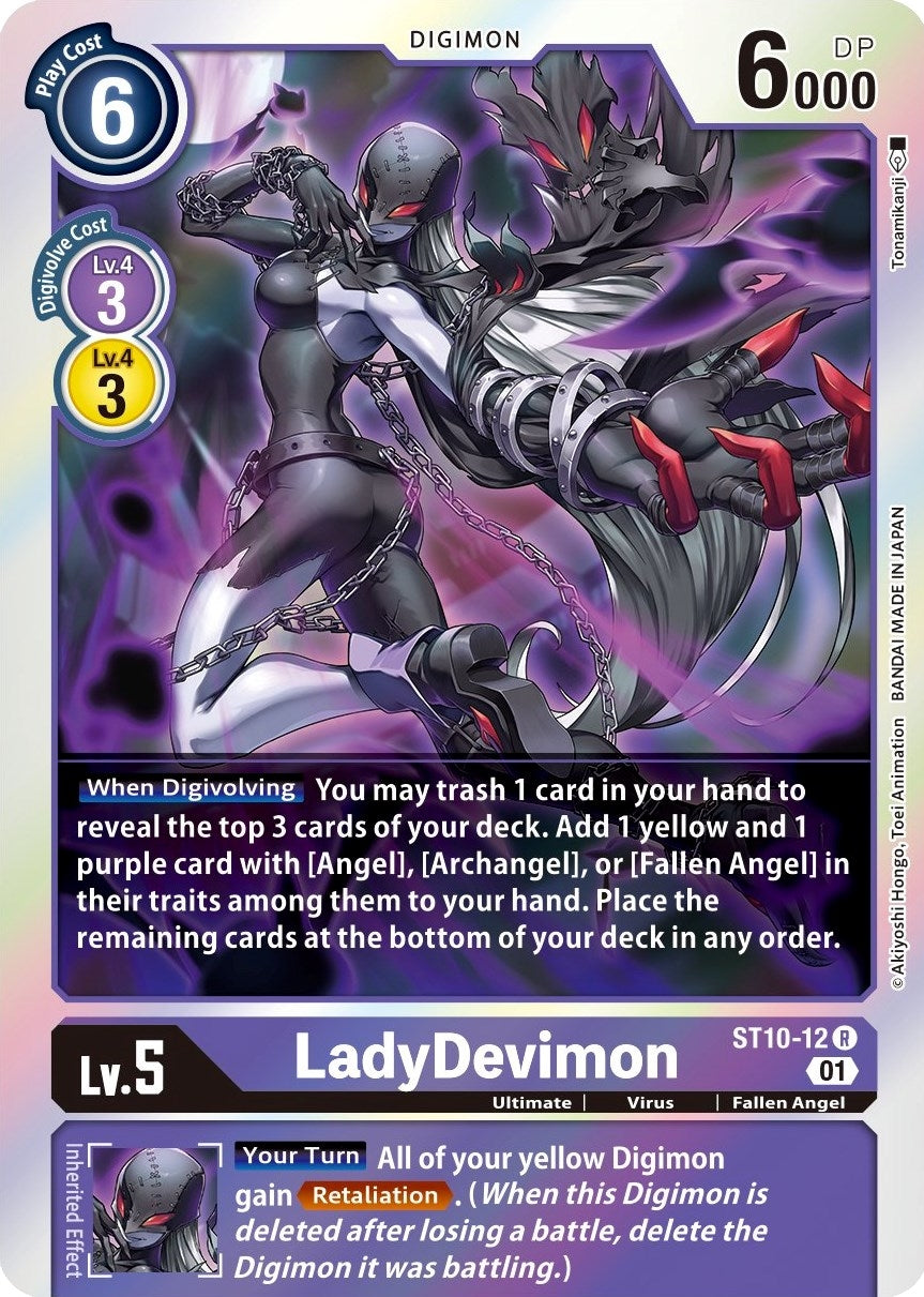 LadyDevimon (1012) [ST-10] - Digimon Card Game Single