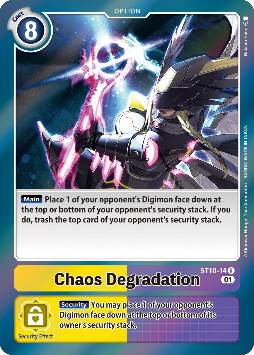 Chaos Degradation (1014) [ST-10] - Digimon Card Game Single