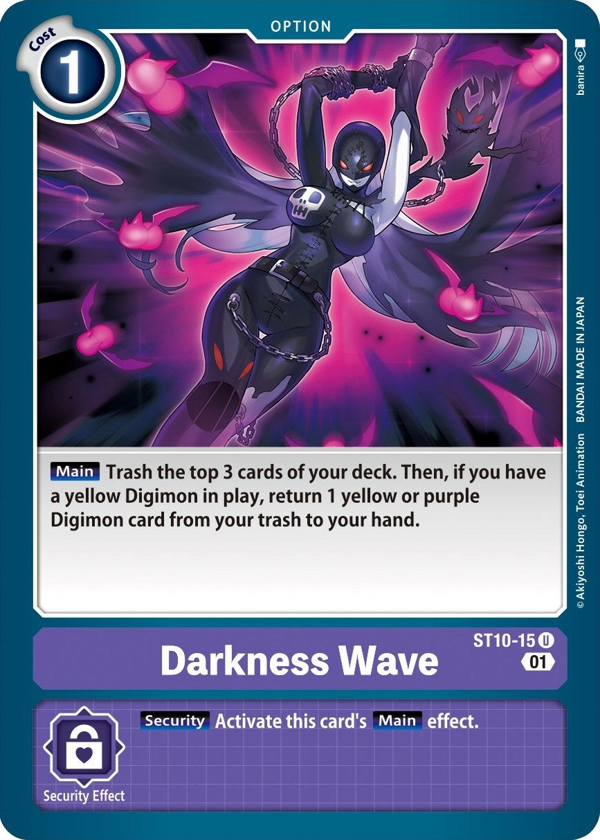 Darkness Wave (1015) [ST-10] - Digimon Card Game Single