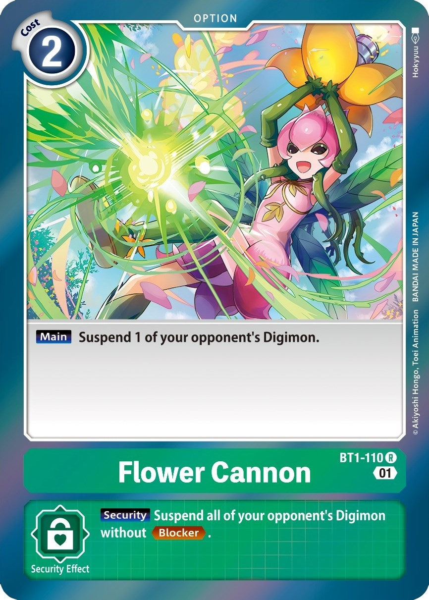 Flower Cannon (Parallel Rare) (1110) [ST-9] - Digimon Card Game Single