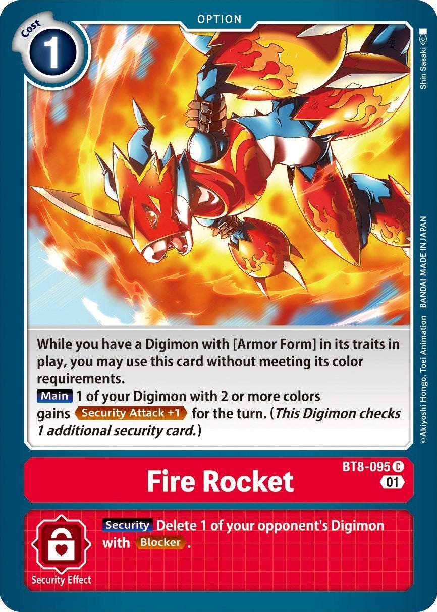 Fire Rocket (8095) [BT08] - Digimon Card Game Single