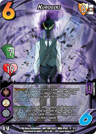 Kurogiri (Provisional Showdown 1) (127) [MHAP] - UniVersus Single