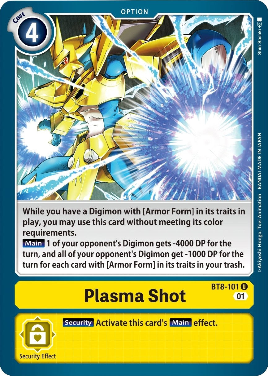 Plasma Shot (8101) [BT08] - Digimon Card Game Single