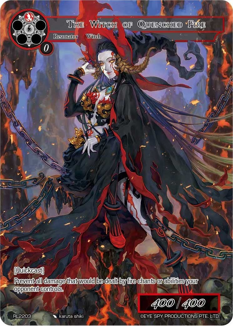 The Witch of Quenched Fire (2203) [PRO] - Force of Will Single