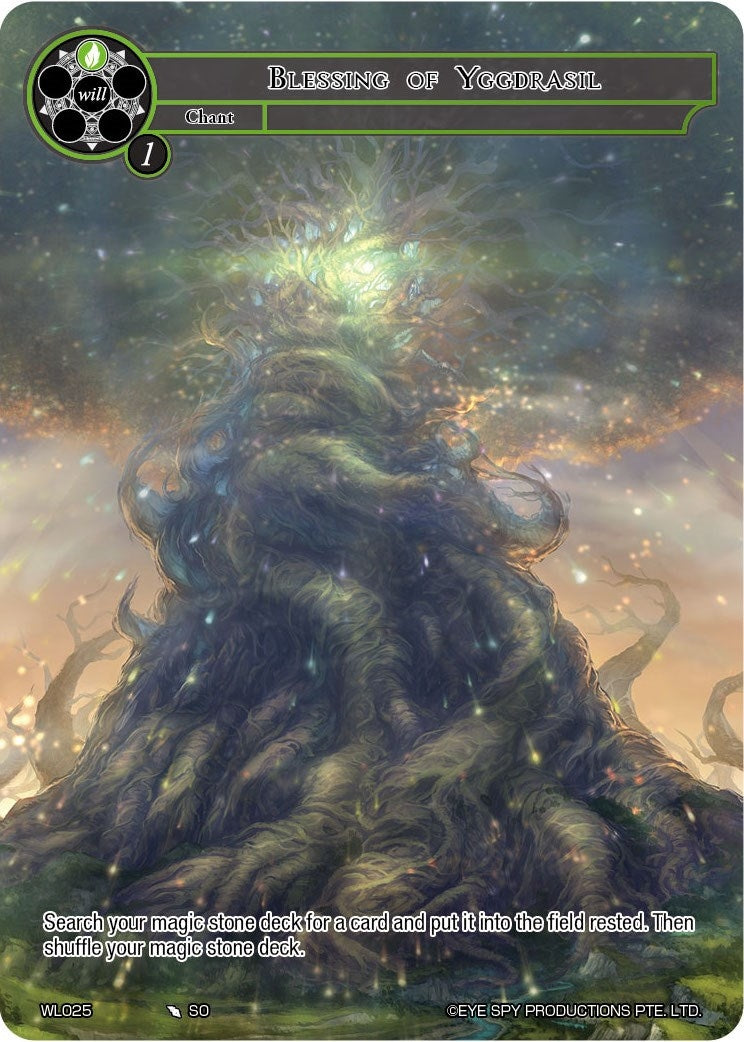 Blessing of Yggdrasil (25) [PRO] - Force of Will Single