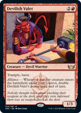 Devilish Valet (105) [SNC] - MTG Single