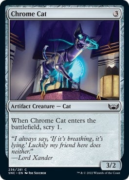 Chrome Cat (236) [SNC] - MTG Single