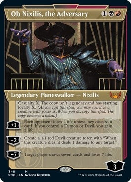 Ob Nixilis the Adversary (Showcase) (348) [SNC] - MTG Single