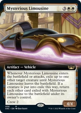 Mysterious Limousine (Extended Art) (408) [SNC] - MTG Single