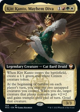 Kitt Kanto Mayhem Diva (Extended Art) (104) [NCC] - MTG Single