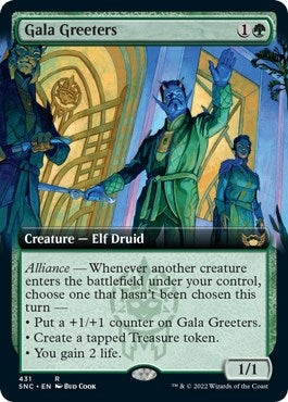 Gala Greeters (Extended Art) (431) [SNC] - MTG Single