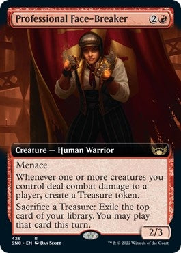 Professional Face-Breaker (Extended Art) (426) [SNC] - MTG Single