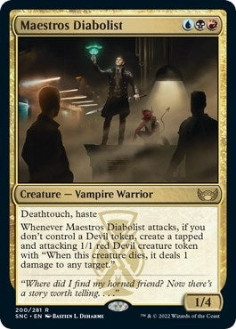 Maestros Diabolist (200) [SNC] - MTG Single