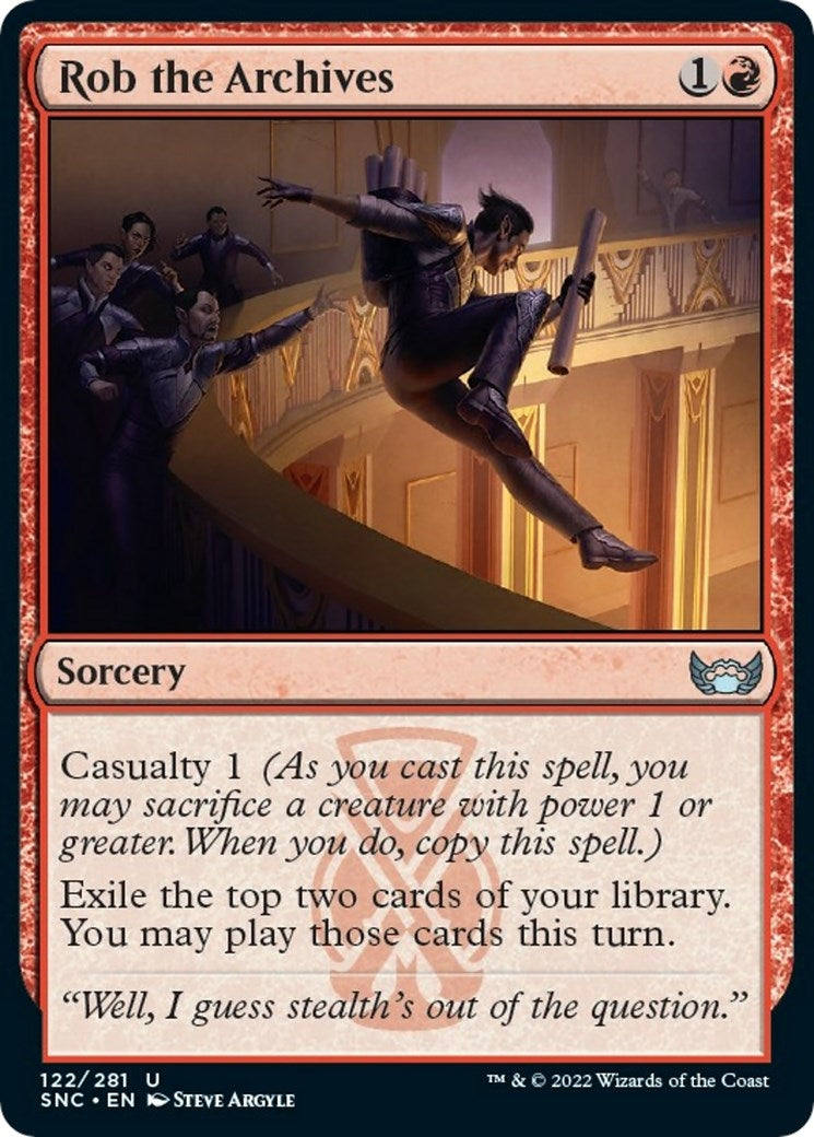 Rob the Archives (122) [SNC] - MTG Single