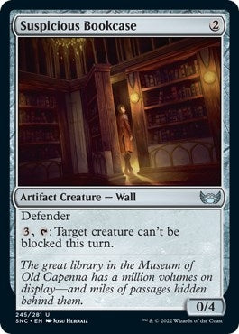 Suspicious Bookcase (245) [SNC] - MTG Single