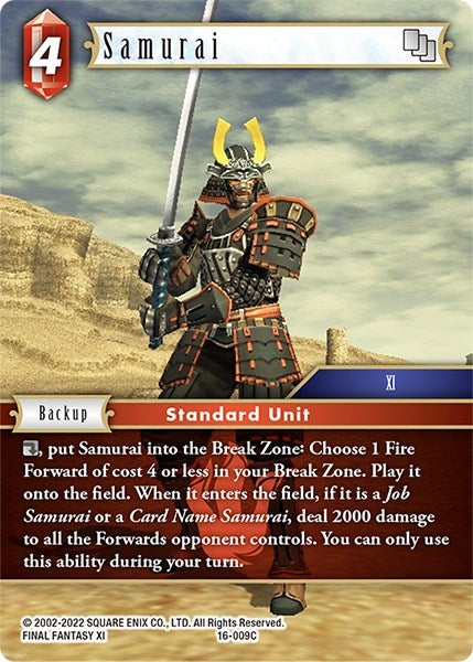 Samurai (16) [16] - Final Fantasy TCG Single
