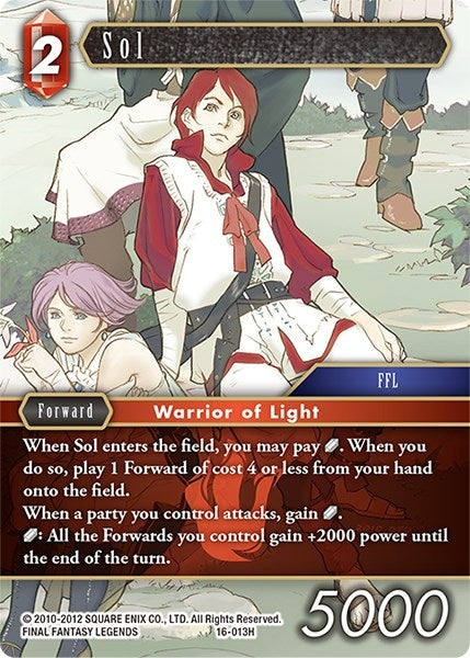 Sol (16) [16] - Final Fantasy TCG Single