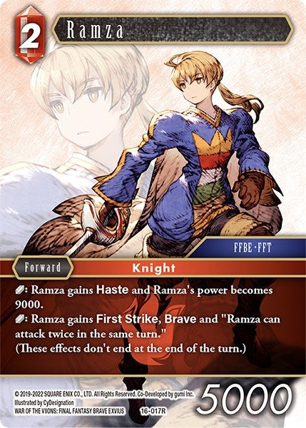Ramza (16) [16] - Final Fantasy TCG Single
