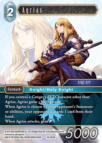 Agrias (16) [16] - Final Fantasy TCG Single