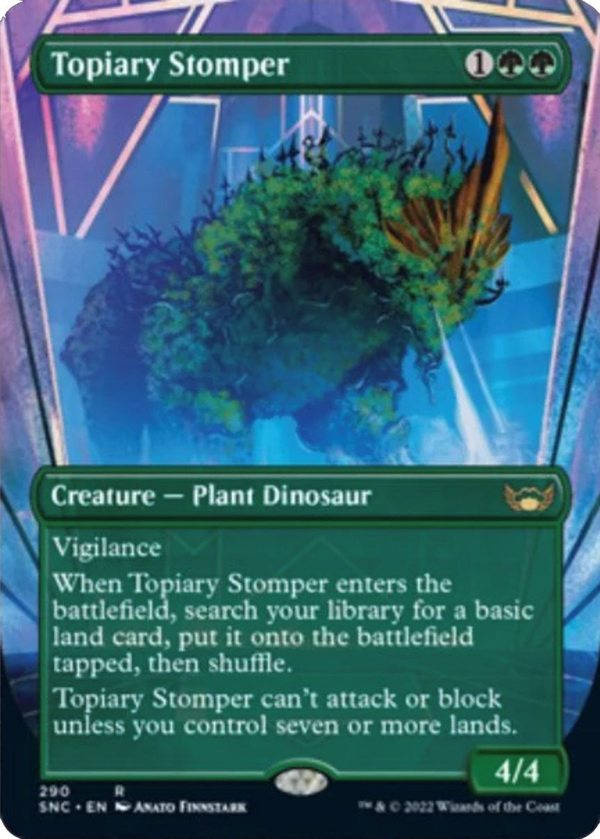 Topiary Stomper (Borderless) (290) [SNC] - MTG Single