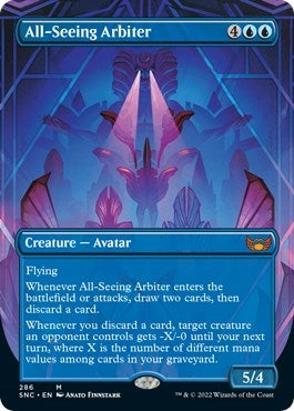 All-Seeing Arbiter (Borderless) (286) [SNC] - MTG Single