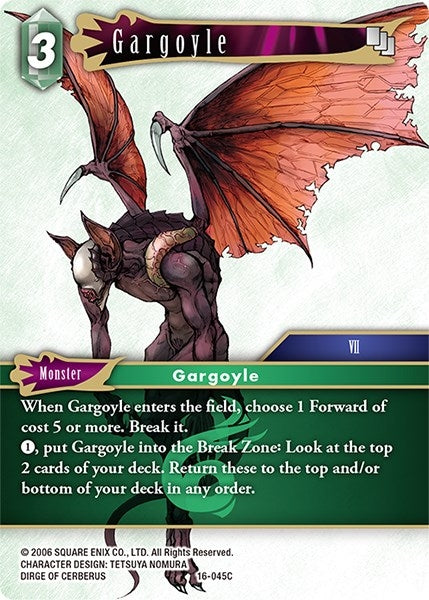 Gargoyle (16) [16] - Final Fantasy TCG Single