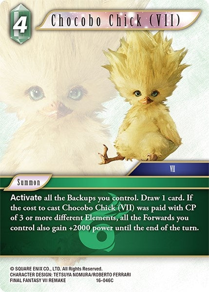 Chocobo Chick (VII) (16) [16] - Final Fantasy TCG Single
